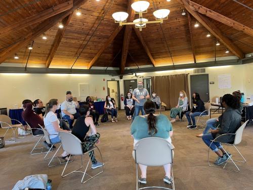 Spring 2022 DAW at Putah Creek Lodge. Eric Sanchez Facilitating. 