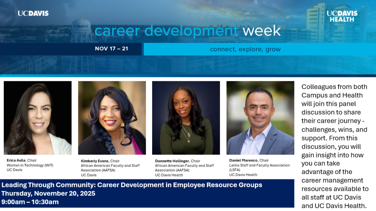 ERG Panel: Leading Through Community: Career Development in Employee Resource Groups