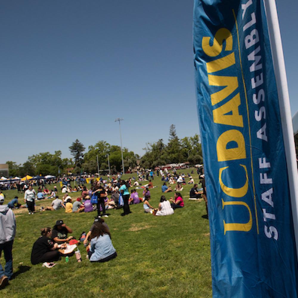 Staff gathers for food, vendors, and games at TGFS ( Thank Goodness For Staff) on May 7, 2025